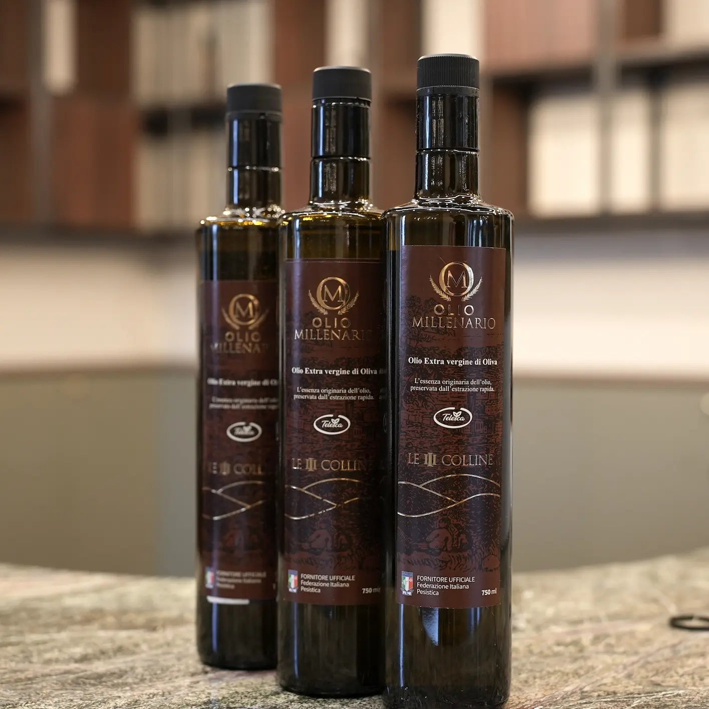 Olio Millenario | Le tre colline | 3 - 6 bottiglie 750 ml