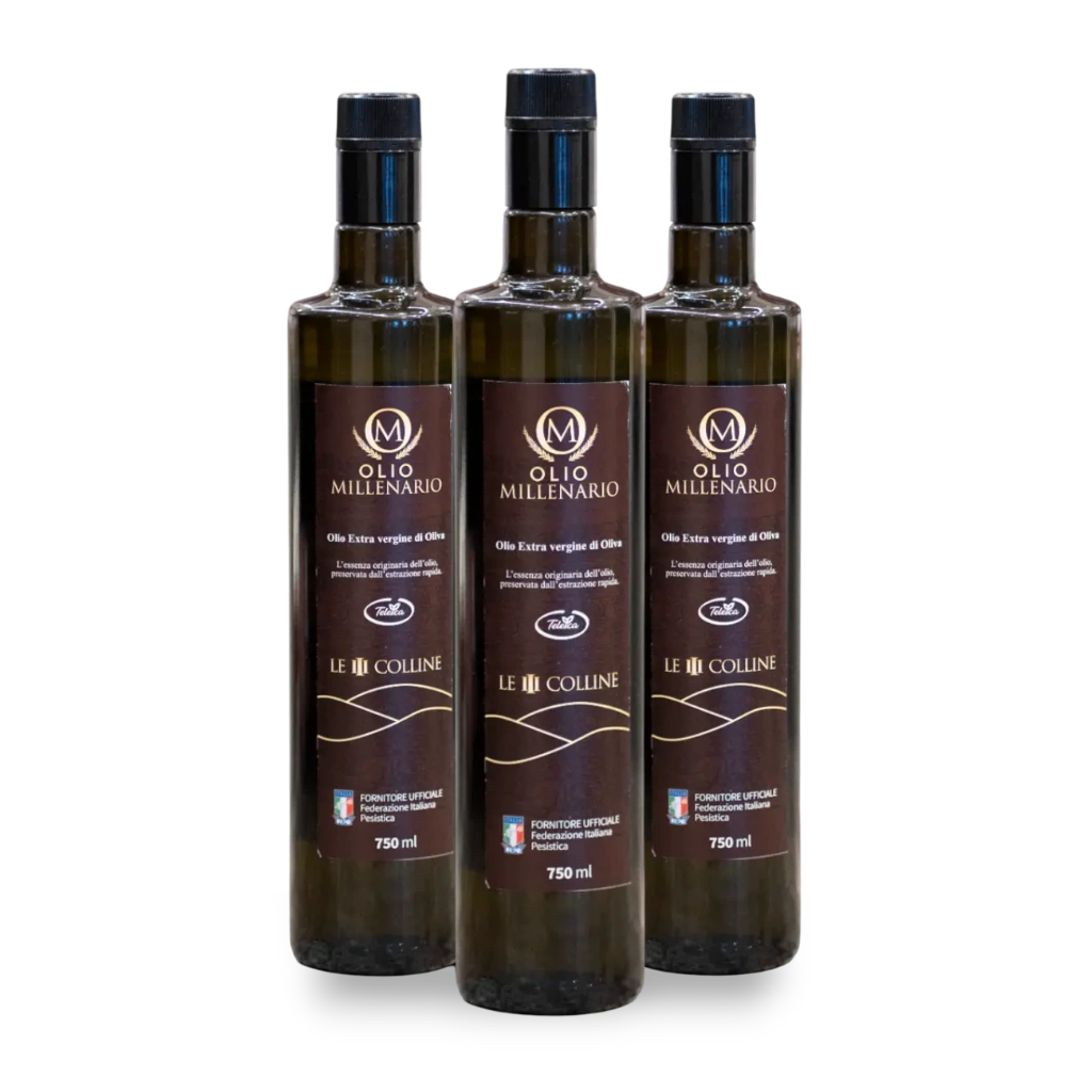 Olio Millenario | Le tre colline | 3 - 6 bottiglie 750 ml