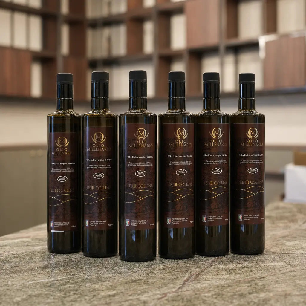 Olio Millenario | Le tre colline | 3 - 6 bottiglie 750 ml